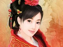 一组手绘古代美女