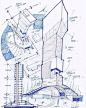 建筑师们的设计草稿 （转） ​ ​​​​