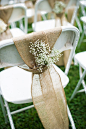 Chelsa Yoder Photography. DIY Vintage Barn Wedding. Ceremony chairs.: 