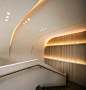 MTM Skincare Chengdu Taikoo Li | More Design Office | Archinect : More Design Office’s new treatment spa for Hong Kong based MTM Skincare is a hidden gem accessed via a gently curving feature stair. Situated in Chengdu’s Taikoo Li, the 400sqm spa has 2 ma