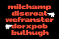 90年代复古怪诞海报标题Logo设计粗体英文字体安装包 Dooky Sans Serif Display Bold Font插图2