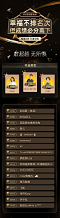 【南门网】海报 长图 销售业绩 战报 排名 黑金