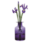 Dartington Purple Flower Bottle Vase : An item on Polyvore