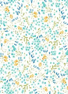#插画狂想# 来自插画师Vikki Chu 平铺纹理设计一组 ​​​​