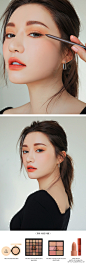 韩国护肤彩妆化妆品模特摄影参考