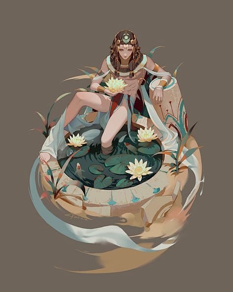 ArtStation - 埃及之花, L...