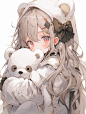 akira5576_Bear_doll_secretly_outcropping_white_astringent_pure__39440039-67c0-4acb-9a04-1d44cebe66ed