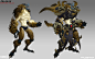 Mid Level Named Boss Creatures, Johnson Truong : Concept art of various mid level bosses for Wildstar.