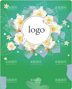 茶树花插画  - 源文件下载【酷图网】茶树花插画,包装设计,绿色,花卉,插画,