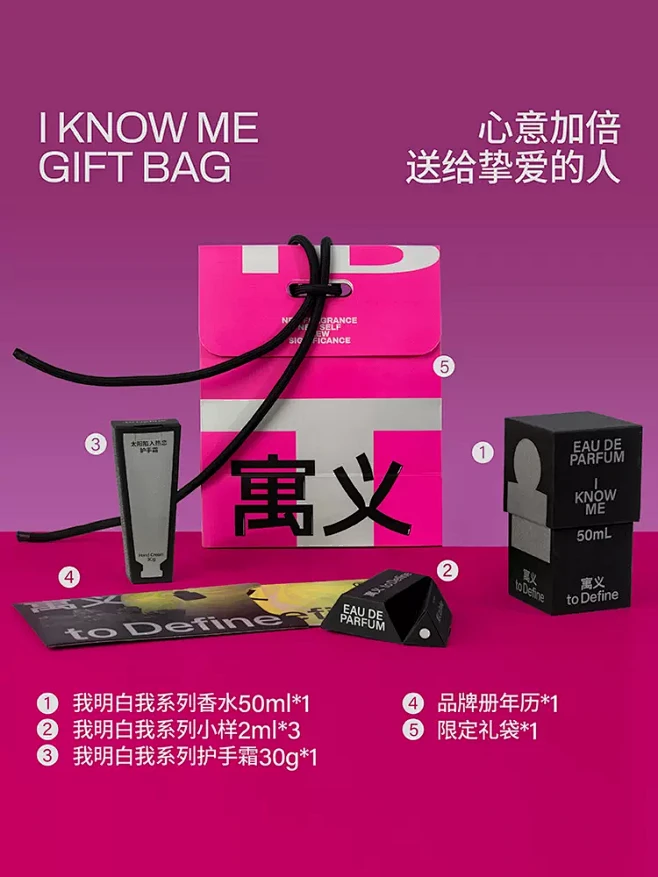 寓义to Define 我明白我系列香水...