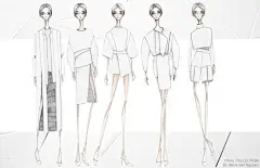 欧美人物穿搭手绘插画 礼服 #搭配##插画# #手绘#  #礼服#
