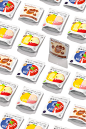 brand identity Food  Fruit Packaging packaging design snack visual identity yellow