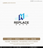 N字母logo,建筑logo