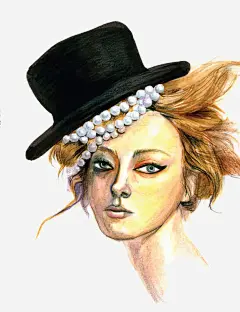 彩铅风格服装模特手绘免抠素材 免费下载 页面网页 平面电商 创意素材 png素材