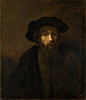 A Bearded Man in a Beret, Rembrandt Harmenszoon Van Rijn