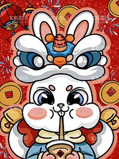 新年海报手绘插画   - 源文件下载【酷图网】新年快乐,兔年大吉,新年图片,灯笼兔,2023兔年,兔年吉祥,喜庆背景,新年背景,节日海报,兔年春节,2023年春节,2023元旦,2023年,2023海报,除夕海报,兔年海报,兔年快乐,兔年贺卡,中国风,跨年,兔年展架,兔年红包,兔年布置,年会展板,春节贺卡,兔年新春,