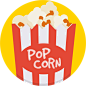 pop-corn爆米花PNG图标