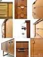 各种柜门把手细节，来自北欧经典家具。