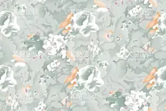 数码印花扎染小花  - 源文件下载【酷图网】小碎花,手绘小碎花,大花朵,数码印花,手绘花卉,花卉,大牌碎花,条纹,扎染
