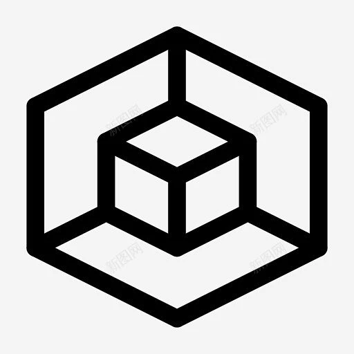 三维立方体尺寸图标 设计图片 免费下载 页面网页 平面电商 创意素材-花瓣网