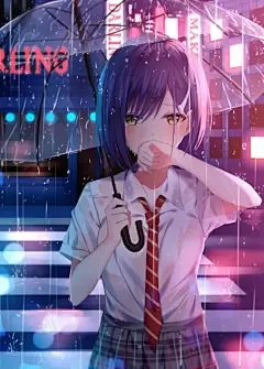 #二次元# 美女卡通女生少女头像壁纸高清手绘插画动漫素材 @宇飞视觉