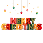 —Pngtree—merry christmas bulb word_6963629