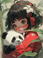 【我的Ai试验】熊猫女孩
