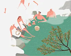 卡通温泉图片素材png免抠素材_新图网 https://ixintu.com 温泉 水 热气 冬天 暖气