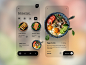 Food Mobile Application UX-UI Design typography product design blur branding mobile illustraion webdesign uiux training android app ios app design healthyfood restaurant food trending top ux ui designer minimal illustration dubai designer mobile app