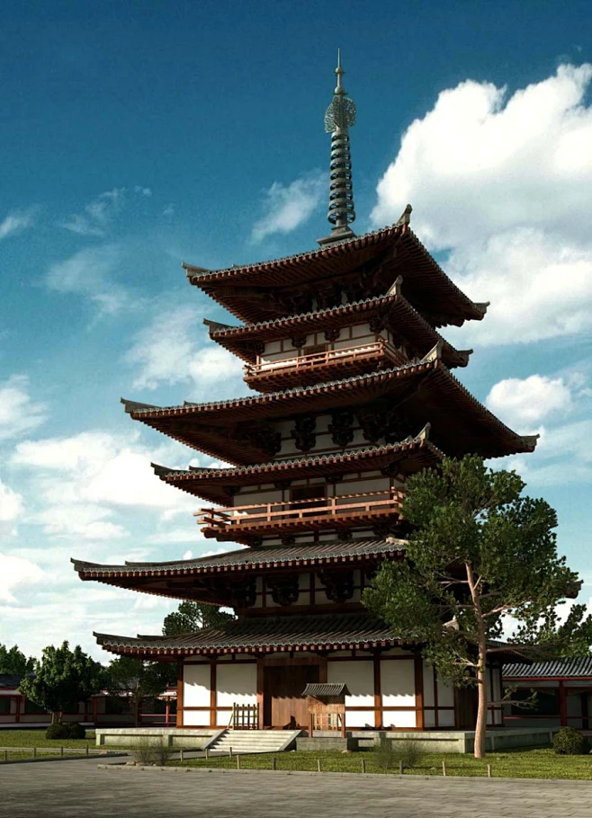 丨A丨中式日式古建筑设计图集/宫殿坛庙宗教园林古建筑/庑殿歇山悬山硬山卷棚攒尖十字脊顶盝盔囤顶-花瓣网