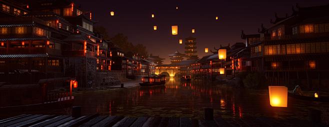 ue4古风场景~