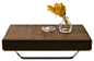 Avis Modern Walnut Matte Coffee Table modern-coffee-tables