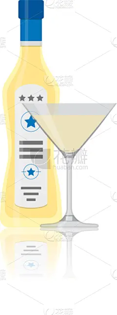 含酒精饮料,瓶子,平坦的,图标,玻璃,分离着色,商务,图像,商店