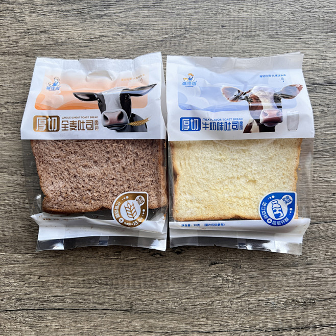 福佳香90g全麦厚切吐司牛奶面包营养早餐...