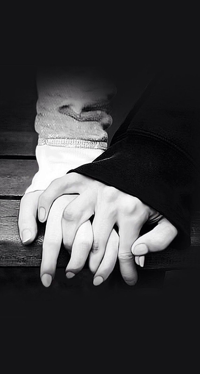 情侣牵手唯美高清智能手机桌面壁纸