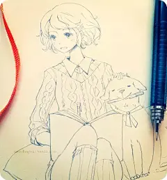 太喜欢这种温暖的调调 | 手绘