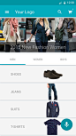 Permanent Link to: Mobile & UI: E-Commerce App for Material Design UI Kit (PSD)