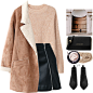 #black #nude #casual #luxury #autumn #cozy #coffee #style