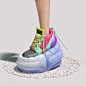3D Fashion  fashion design LV shoes