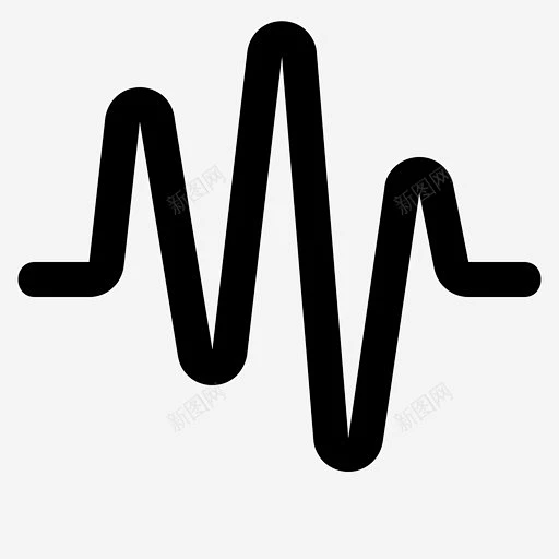 波音频音乐声图标高清素材 声波 波 音乐声 音频 icon 标识 标志 UI图标 设计图片 免费下载-花瓣网