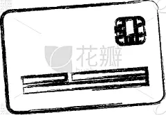 可爱的,小雕像,信用卡,技术,电子商务,商务,金融,银行业,债务,付款