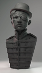 Viola Fieldfare, James W Cain : Original character.  

Sculpted in Zbrush and rendered in Modo 901

I used IMM braids brush from Badking /  Tetsuo Oshima and some customised alphas.