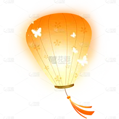 中秋节唯美感灯笼元素