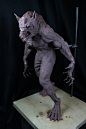 Werewolf WIP by ~Blairsculpture on deviantART