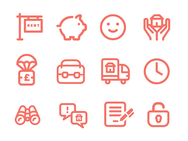 Custom icon set for ...
