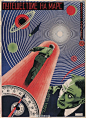 苏联先锋派电影海报。 ​​​​