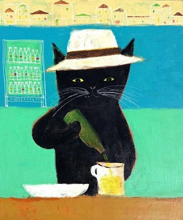 关于喵星人的主题CG欣赏 萌 猫 手绘 ...
