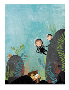 插画爱吃泡芙的泡泡芙采集到arena-illustration-alex-t-smith-sketch