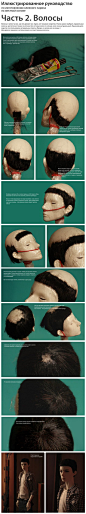 Hard wig cap tutorial. It's not in English, but the pictures are very informative.: 