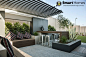 modern patio alfresco design with feature pergola #patio #alfresco #smarthomesforliving: 